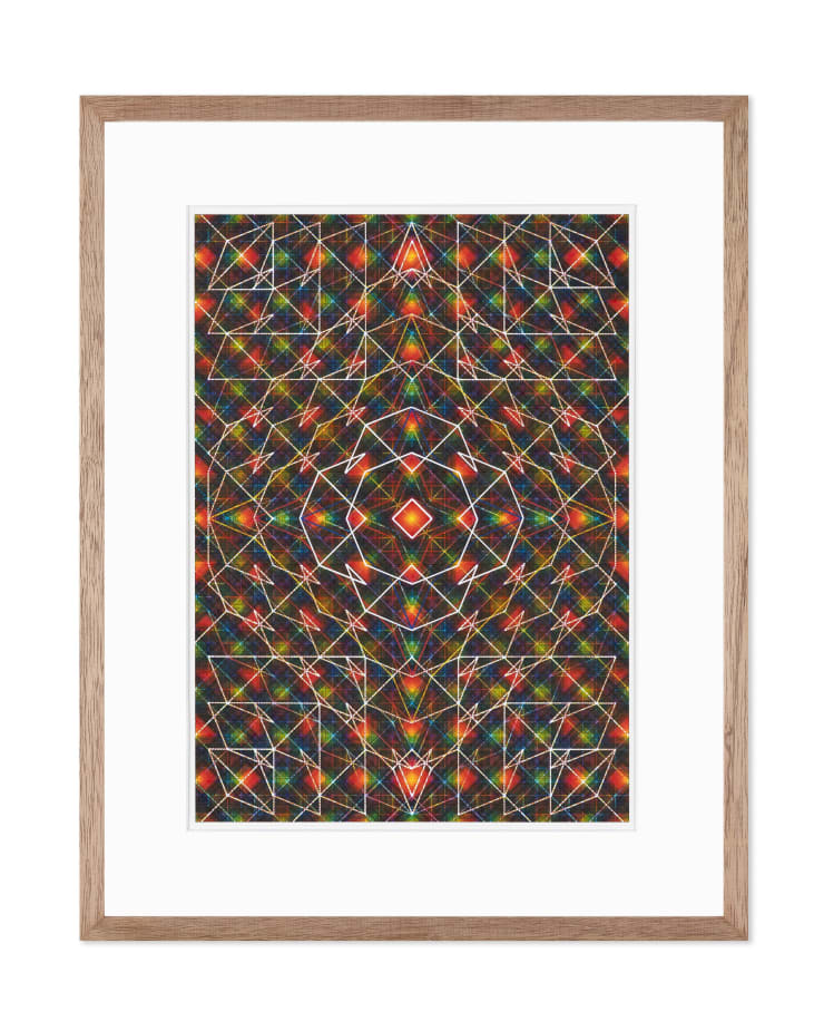 Nima Nabavi 2022.05.07, 2022 Archival ink, acrylic on paper 39.37 x 49.53 cm