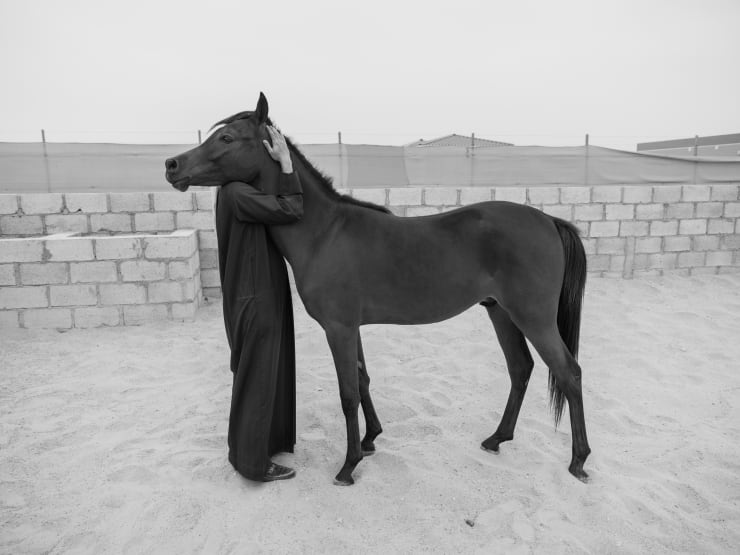 Farah Al Qasimi Man and Horse, n.d. Archival Inkjet Print 50.8 x 68.58 cm Edition of 5, 2AP