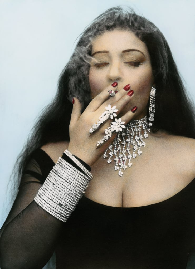 Fifi Smoking, Cairo, 2000