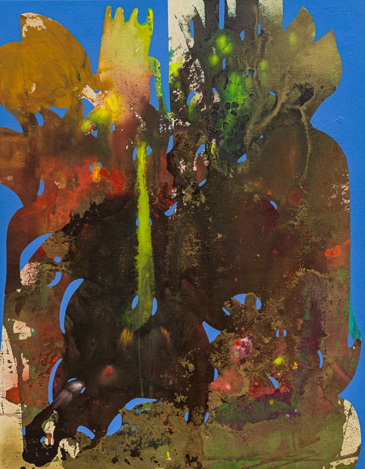 Vian Sora Untitled VII, 2024 Acrylic, pigments and ink on arches paper 73.8 x 57.5 cm