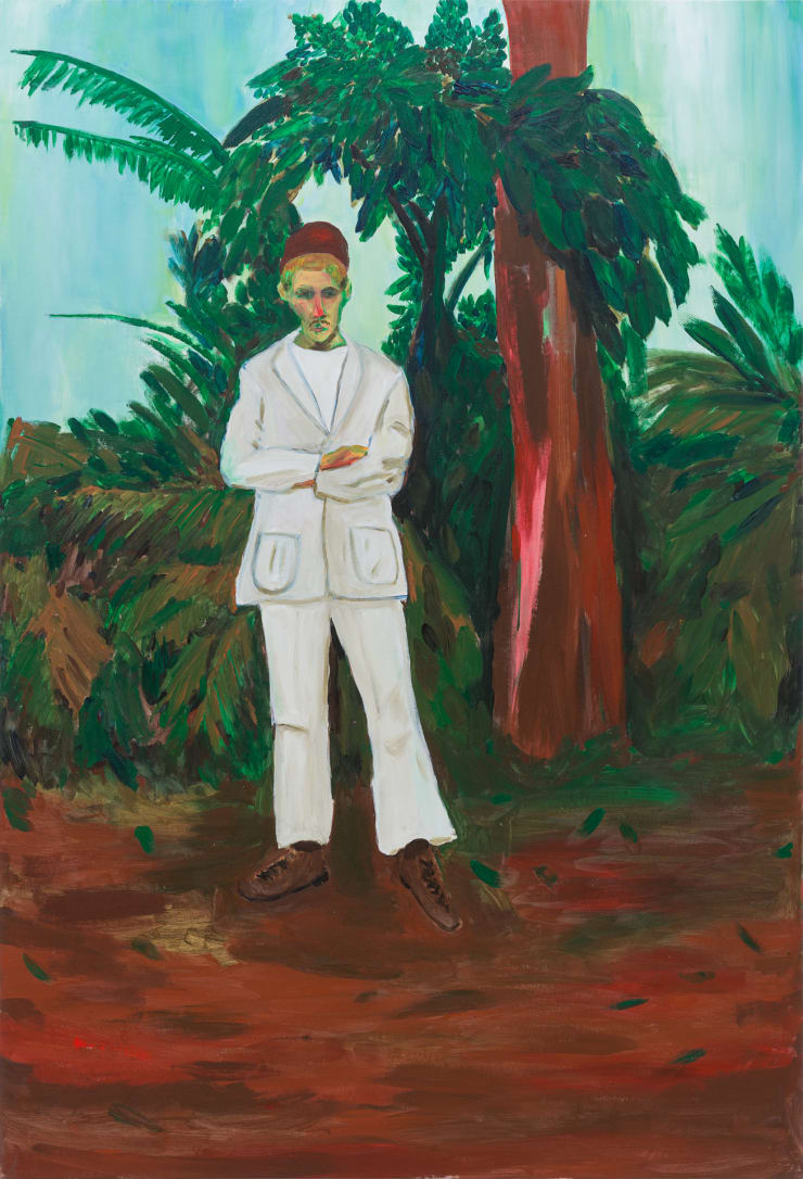 Anuar Khalifi Abdellah Rimbaud, 2025 Acrylic on Canvas 170 x 117 cm
