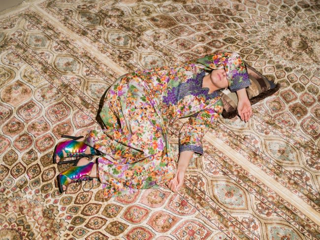 M Napping On Carpet, 2016
