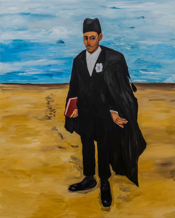 Anuar Khalifi The Hundred Step, 2023 Acrylic on Canvas 200.00 x 160.00 cm.