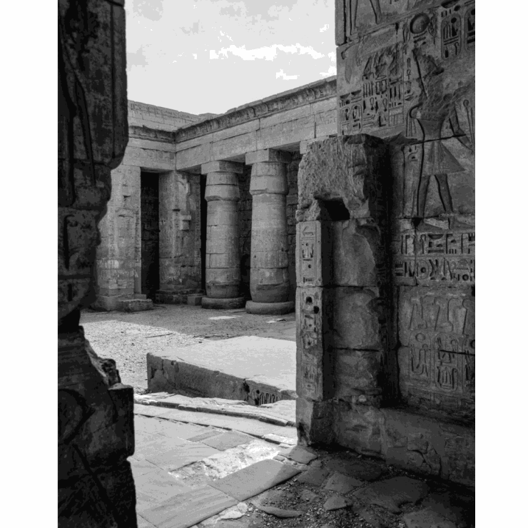 Fouad Elkoury, Temple d'Habu # 3, 1990