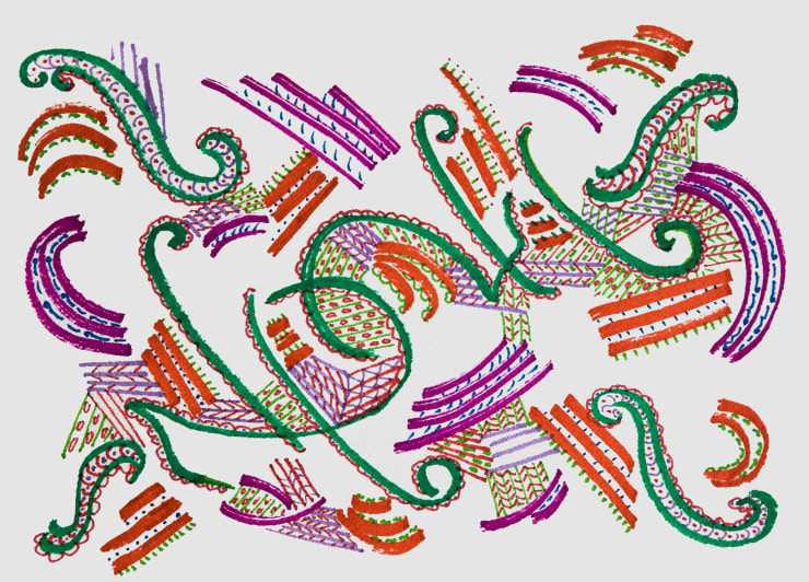 Monir Shahroudy Farmanfarmaian, Untitled (D24), 1993