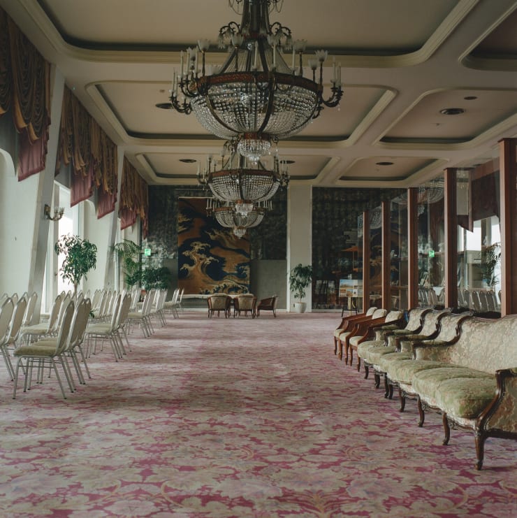 Lamya Gargash A Trio of Chandeliers, 2022 C-type Print 70.00 x 70.00 cm Edition of 5, 1AP