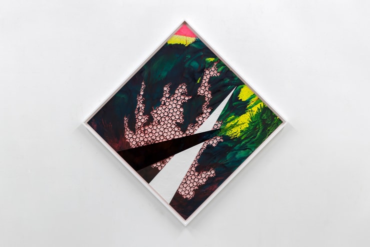 Sherin Guirguis Untitled (Beitana III), 2016 Mixed media on hand-cut paper 132 x 132 cm