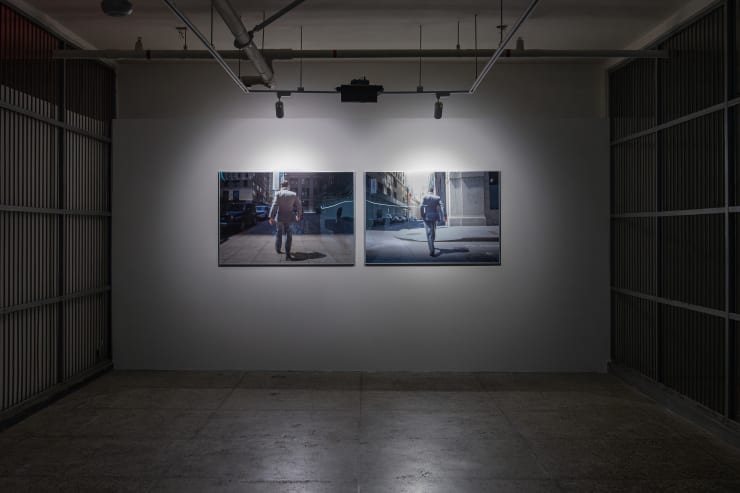 Installation view, Sophia Al Maria, Bull and Bear, 2023, Busan Biennale, Seeing in the Dark, 2024, ⓒBusan Biennale Organizing Committee