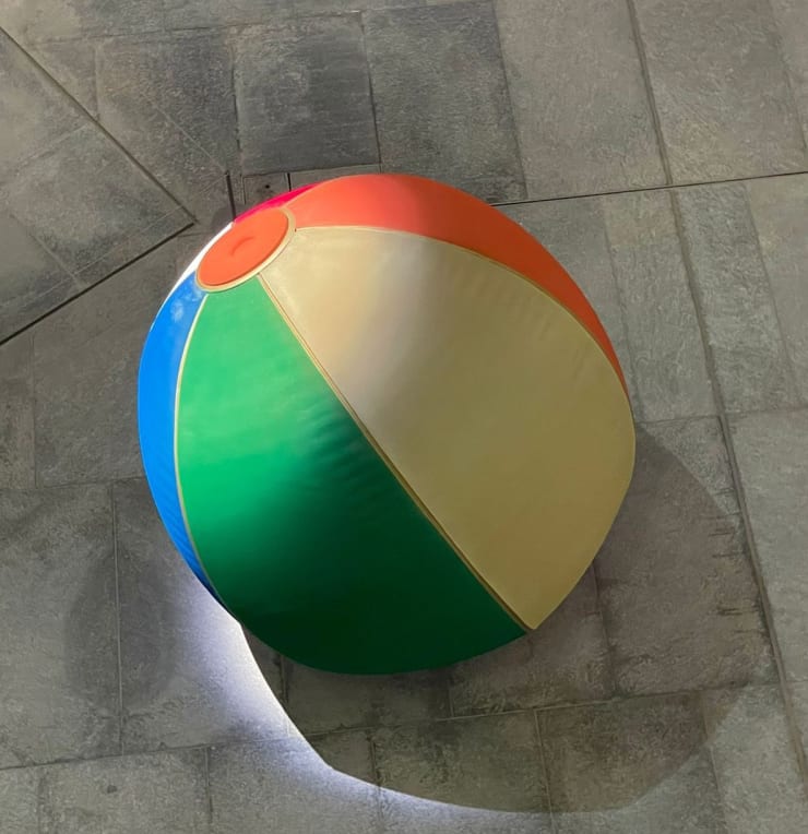 Lamya Gargash, Debutante Ball, 2024, 3D-printed sand sculpture, 2 meter diameter, Richard Mille Art Prize 2024
