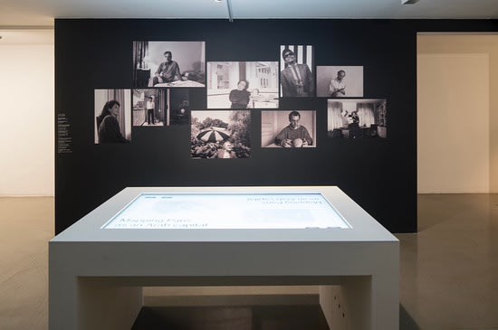 Installation view, Fouad Elkoury, Arab Presences - Modern Art and Decolonization. Paris 1908-1988, Musée d’Art Moderne de Paris. Photos by Nicolas Borel