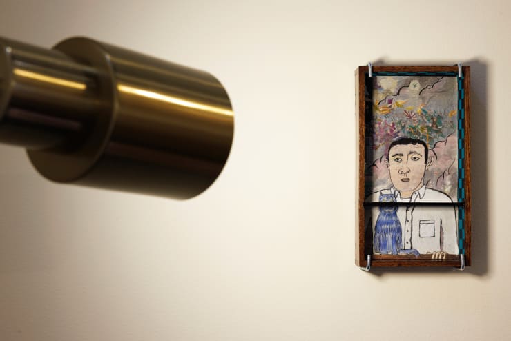 Bady Dalloul: Self-portrait with a cat I don't have, Courtesy of Art Jameel. Photo by Daniella Baptista.