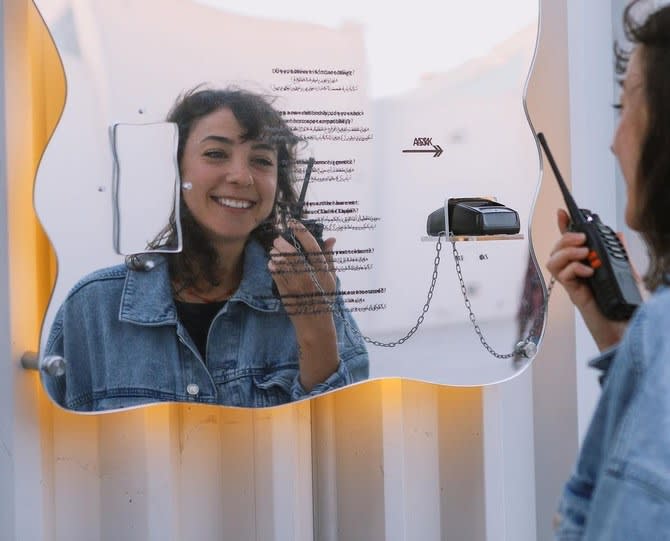 Sara Naim, 'Rose Tinted' is at The Third Line in Dubai