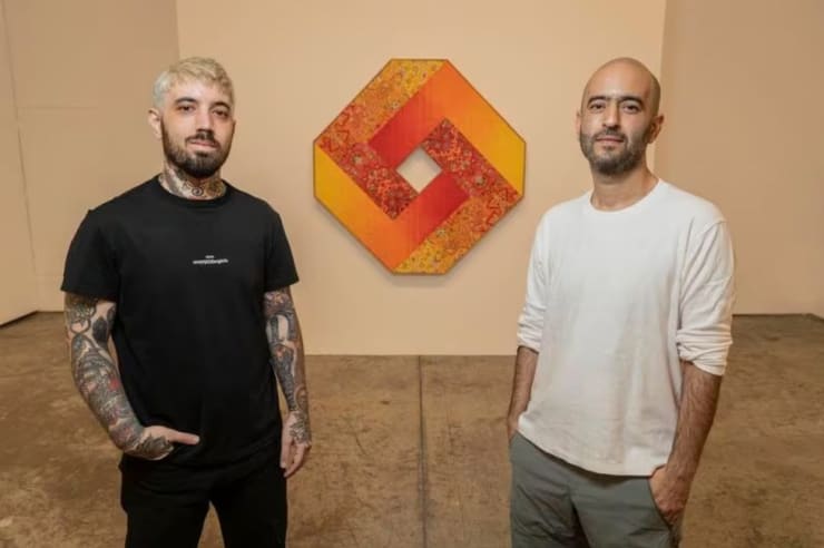 Artists Nima Nabavi and Jason Seife's joint exhibition Duality is on show at The Third Line gallery, Alserkal Avenue. Photo credit: Antonie Robertson / The National News