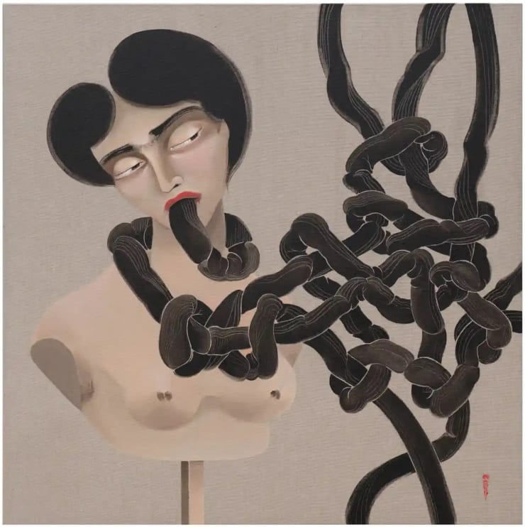 Hayv Kahraman, Neurobust No 1, 2021. Photograph: Fredrik Nilsen