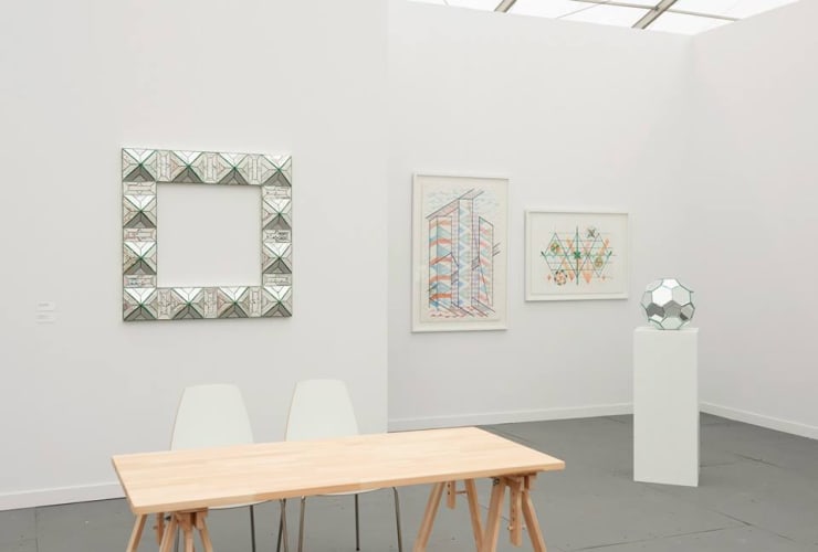 Monir Shahroudy Farmanfarmaian, Frieze New York, The Third Line, Installation view, 2015