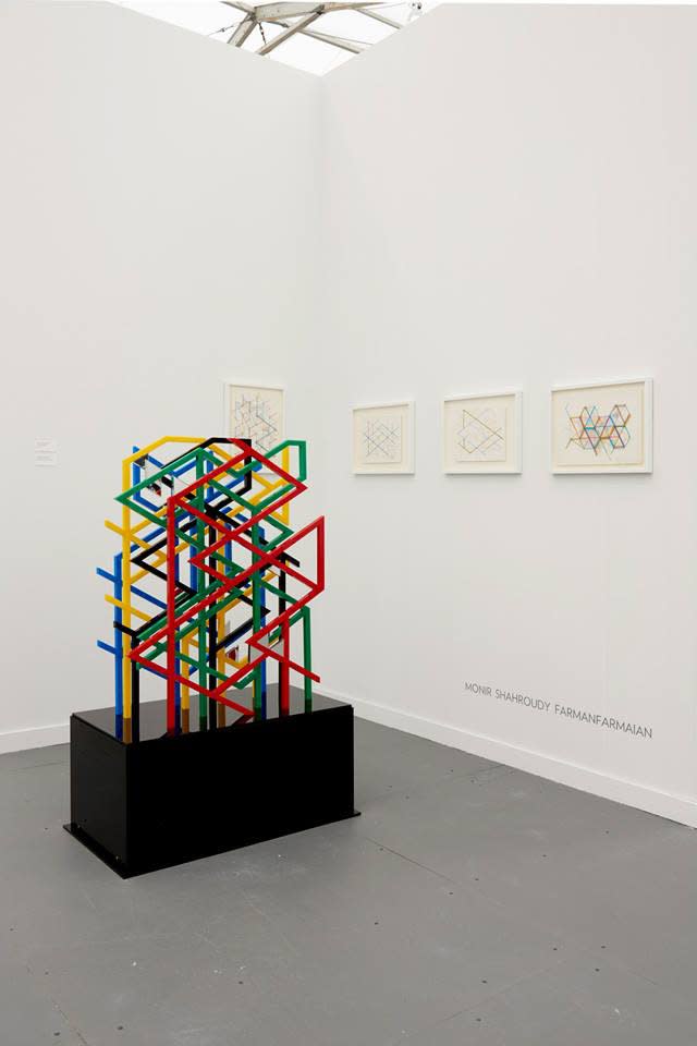 Monir Shahroudy Farmanfarmaian, Frieze New York, The Third Line, Installation view, 2015