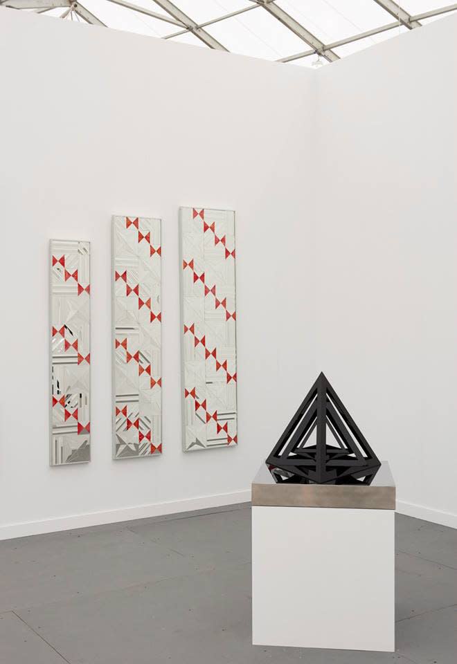 Monir Shahroudy Farmanfarmaian, Frieze New York, The Third Line, Installation view, 2015