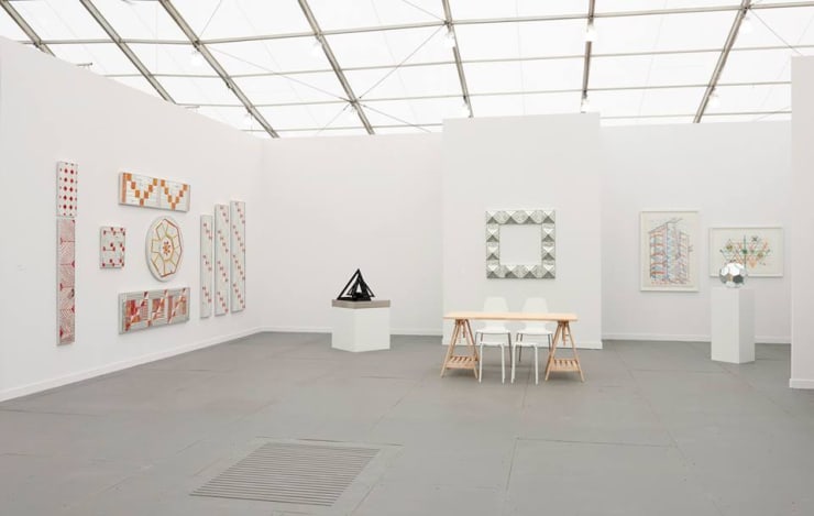 Monir Shahroudy Farmanfarmaian, Frieze New York, The Third Line, Installation view, 2015
