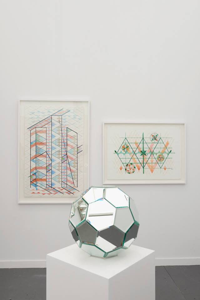 Monir Shahroudy Farmanfarmaian, Frieze New York, The Third Line, Installation view, 2015