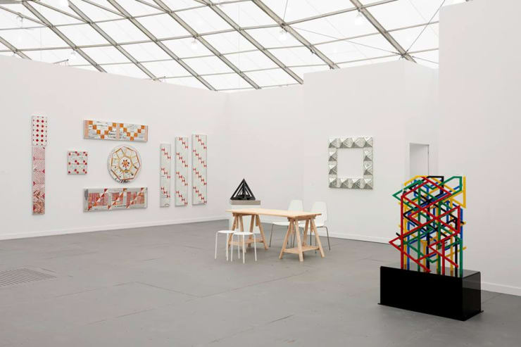 Monir Shahroudy Farmanfarmaian, Frieze New York, The Third Line, Installation view, 2015