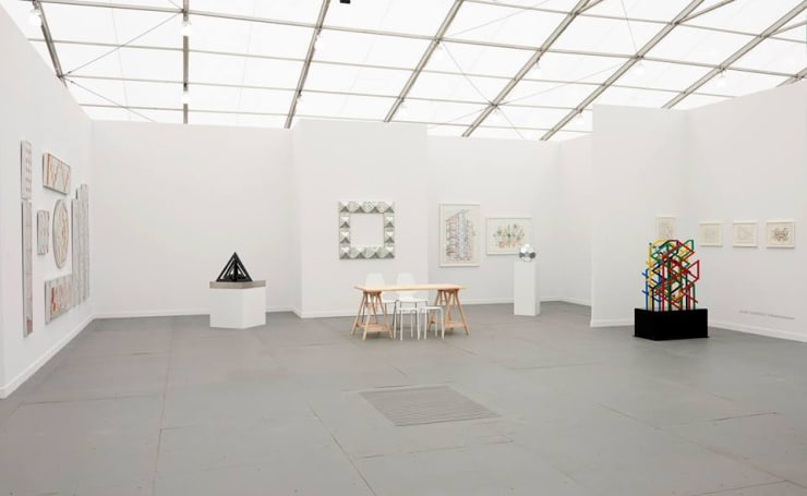Monir Shahroudy Farmanfarmaian, Frieze New York, The Third Line, Installation view, 2015