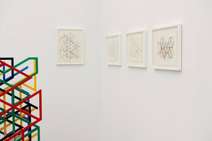 Monir Shahroudy Farmanfarmaian, Frieze New York, The Third Line, Installation view, 2015