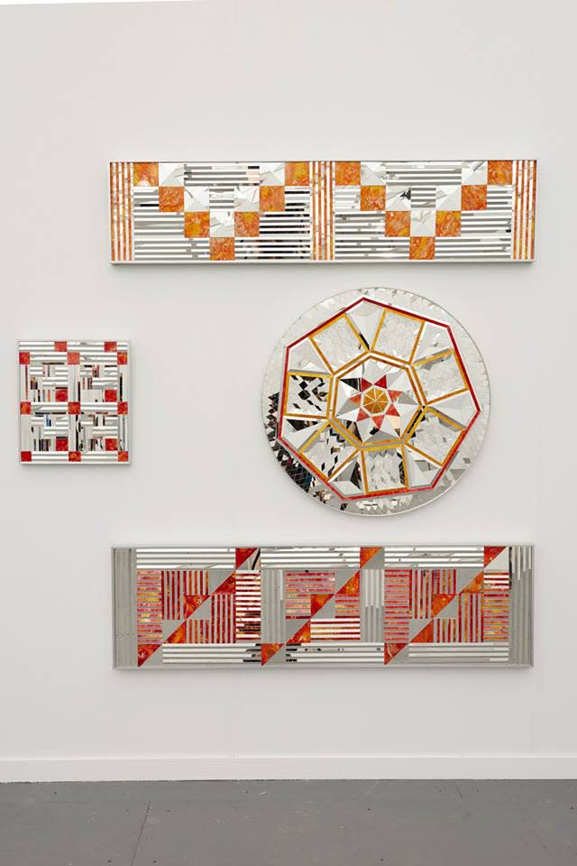 Monir Shahroudy Farmanfarmaian, Frieze New York, The Third Line, Installation view, 2015
