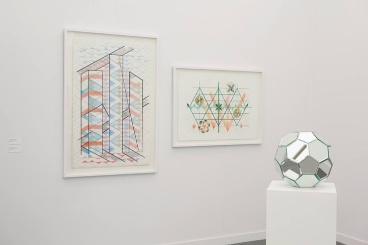 Monir Shahroudy Farmanfarmaian, Frieze New York, The Third Line, Installation view, 2015