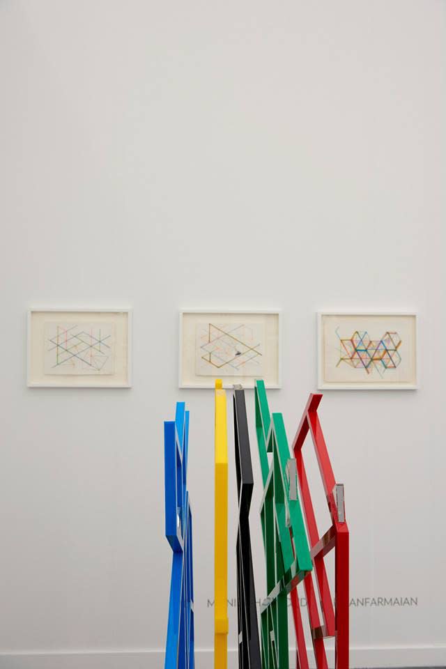 Monir Shahroudy Farmanfarmaian, Frieze New York, The Third Line, Installation view, 2015