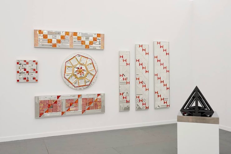 Monir Shahroudy Farmanfarmaian, Frieze New York, The Third Line, Installation view, 2015