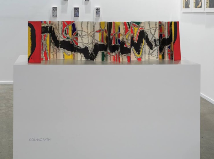 Golnaz Fathi, Art Dubai, Installation view, 2015