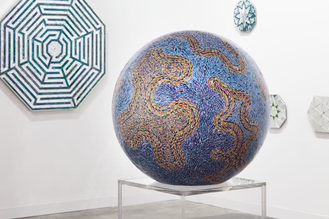 Monir Shahroudy Farmanfarmaian, Installation view at Art Basel Hong Kong 2017