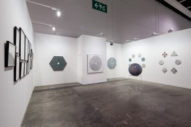 Monir Shahroudy Farmanfarmaian, Installation view at Art Basel Hong Kong 2017