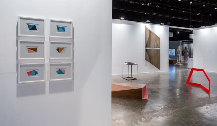 Rana Begum, Installation view at Art Dubai 2017