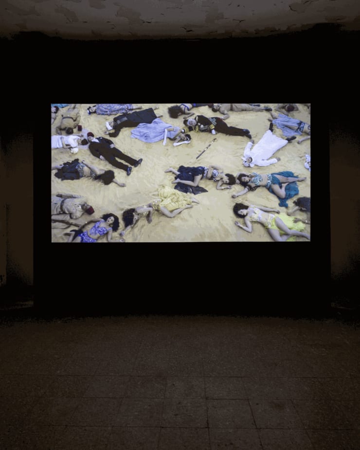 Installation view, Youssef Nabil, Roma Amor: The Fall of Empires, 2024, De Renava