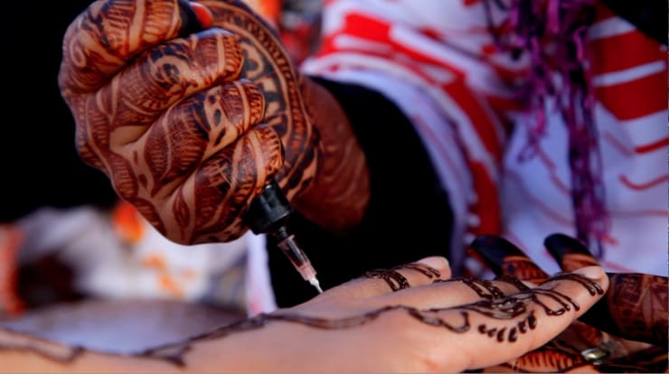 Hassan Hajjaj, Karima: A Day in the Life of a Henna Girl, 2015, video still