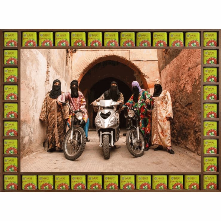 Henna Angels, framed photography by ©Hassan Hajjaj, 2010/1431.Courtesy of Karima & Crew and Hassan Hajjaj Studio