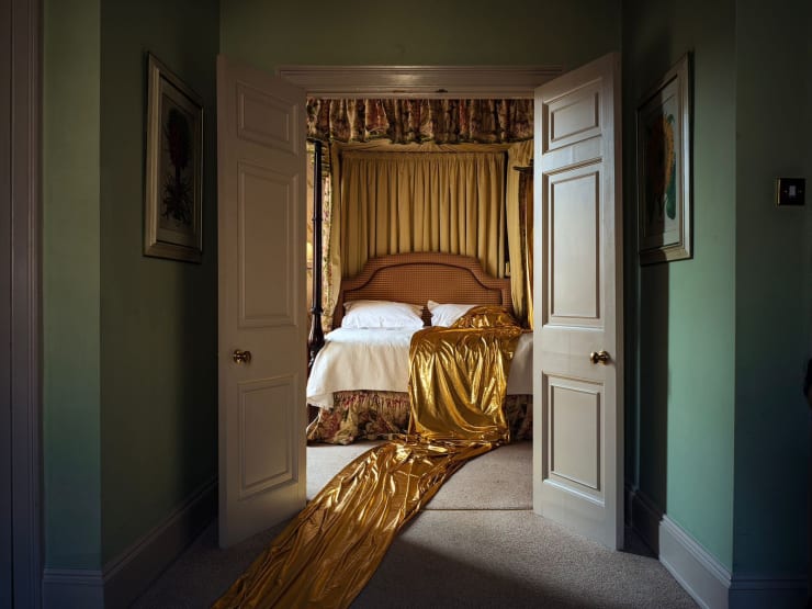 Lamya Gargash, The Buccleuch Room The Dukes Hotel, Bath UK, 2024, C - Type Print, 40x40 cm