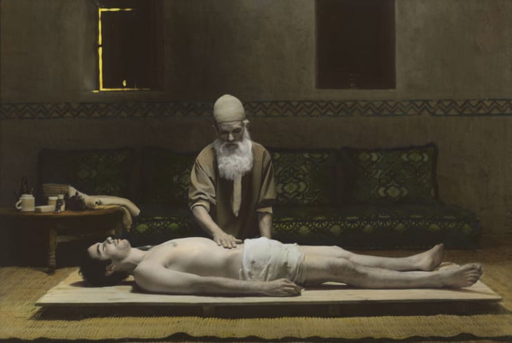 Youssef Nabil, You Never Left VII, 2010, Hand coloured silver print, 50 x 75 cm.