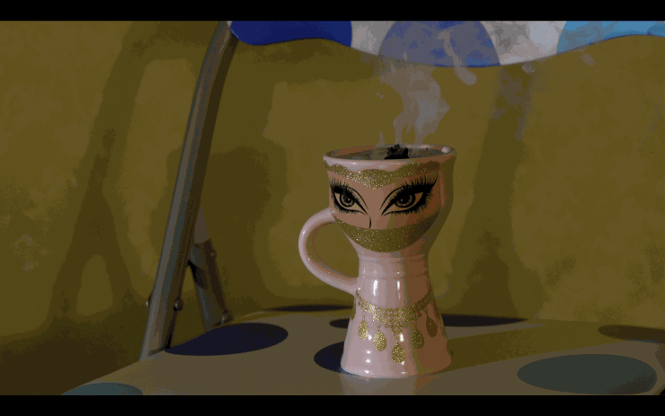 Still from Farah Al Qasimi, Dream Soup, 2019, Video, 7 minutes, scent.