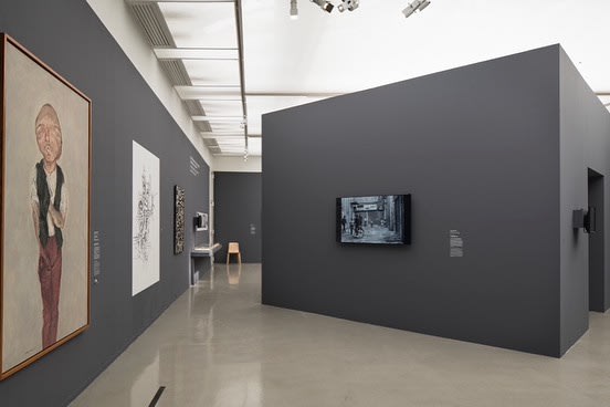 Installation view, Fouad Elkoury, Arab Presences - Modern Art and Decolonization. Paris 1908-1988, Musée d’Art Moderne de Paris. Photos by...