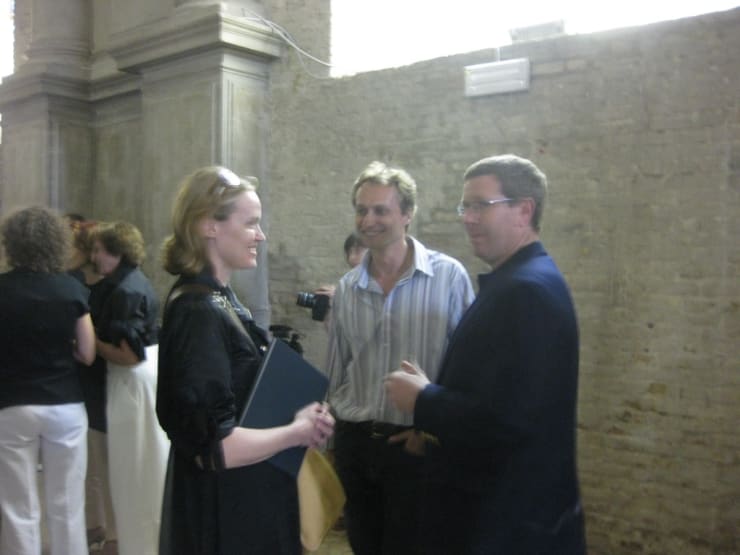 Opening of the Lithuanian Pavilion, Installation TUBE by Žilvinas Kempinas