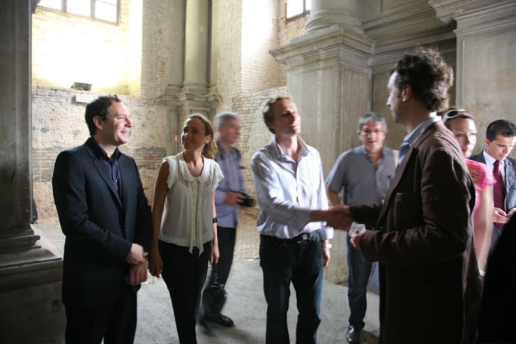 Opening of the Lithuanian Pavilion, Installation TUBE by Žilvinas Kempinas