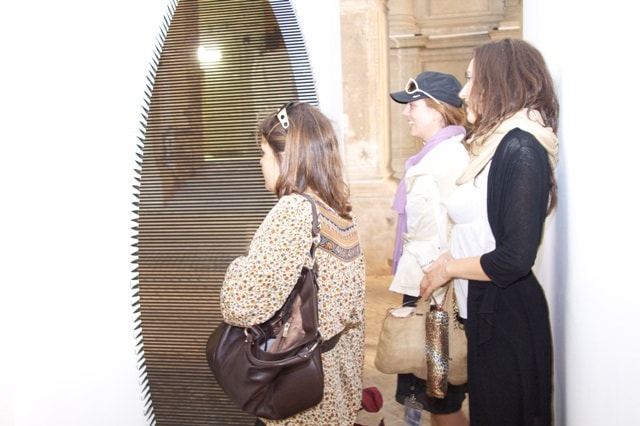 Opening of the Lithuanian Pavilion, Installation TUBE by Žilvinas Kempinas