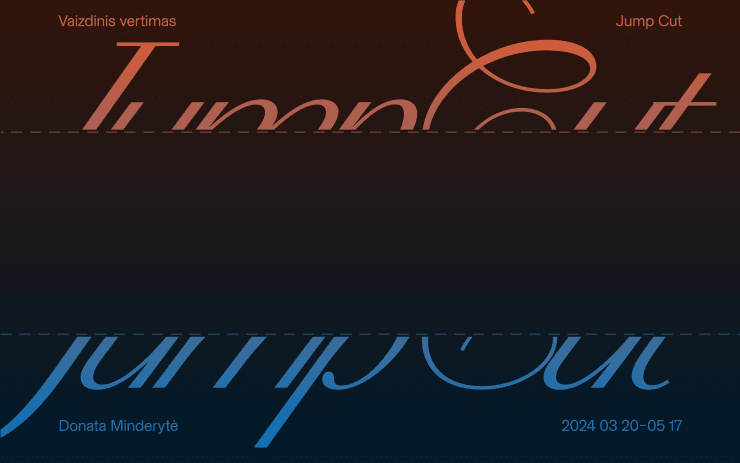 Donata Minderytė: Visual Translation / Jump Cut