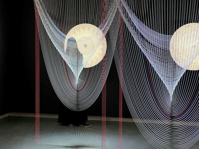 Žilvinas Kempinas exhibition "Light and Gravity" Opening at Sharjah Islamic Arts Festival