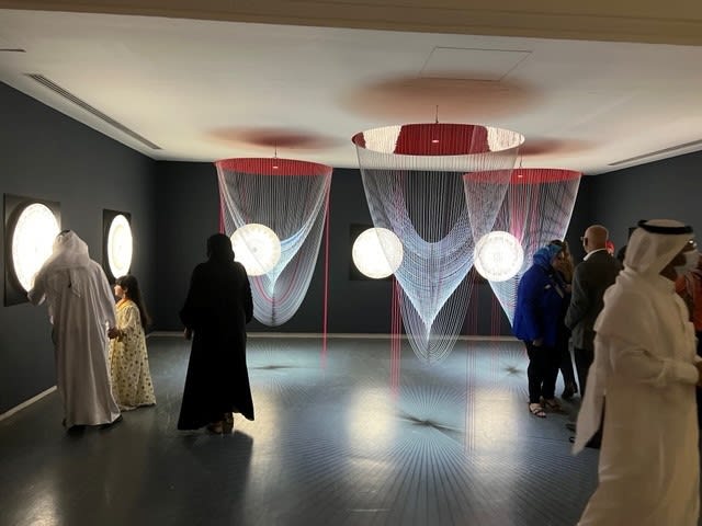Žilvinas Kempinas exhibition "Light and Gravity" Opening at Sharjah Islamic Arts Festival