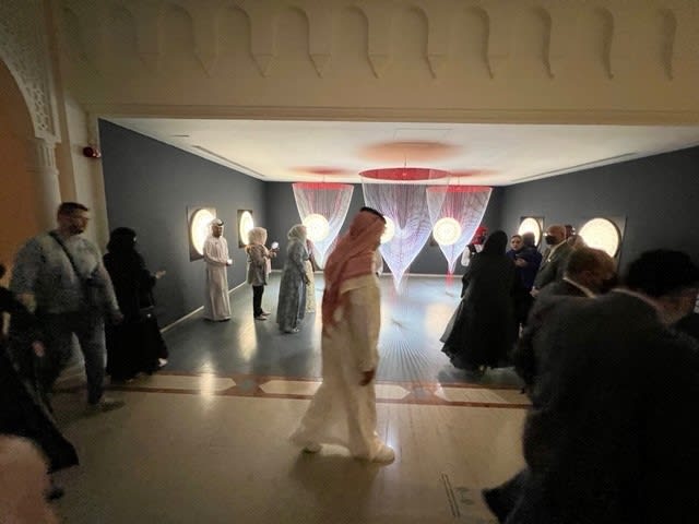 Žilvinas Kempinas exhibition "Light and Gravity" Opening at Sharjah Islamic Arts Festival