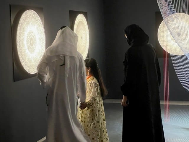 Žilvinas Kempinas exhibition "Light and Gravity" Opening at Sharjah Islamic Arts Festival