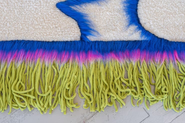 The Quirky Rug by Justina Stipinaitė at Galerija VARTAI Photo: Jonas Balsevičius